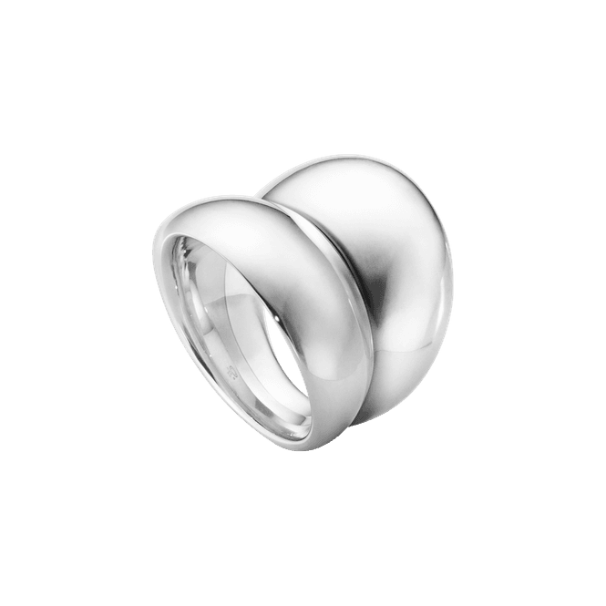 Hovedbilde CURVE ring, sølv
