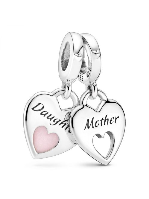 Hovedbilde Mother & daughter split heart charm