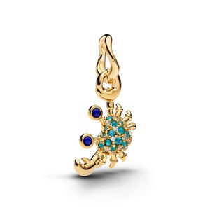 Hovedbilde Crab Dangle charm Gold-plated