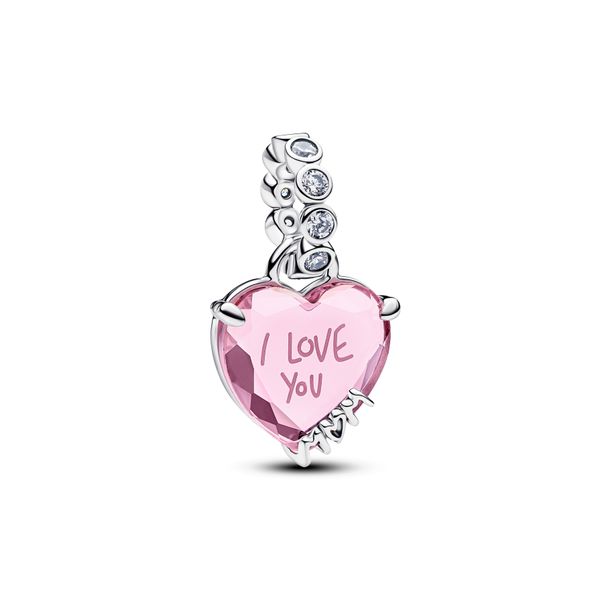 I Love You Mom Dangle Charm