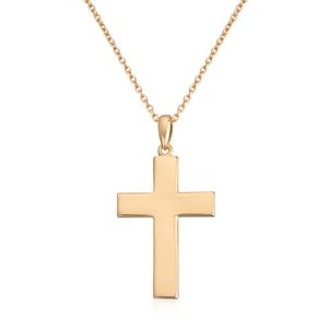 Hovedbilde Anheng kors i s&oslash;lv forgylt