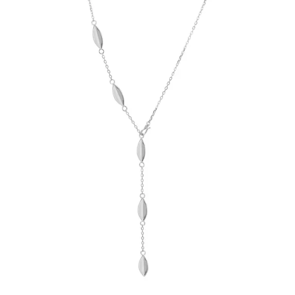 Rhodinert sølvhalskjede LEAVE52